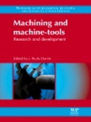 cover image of Machining and Machine-tools